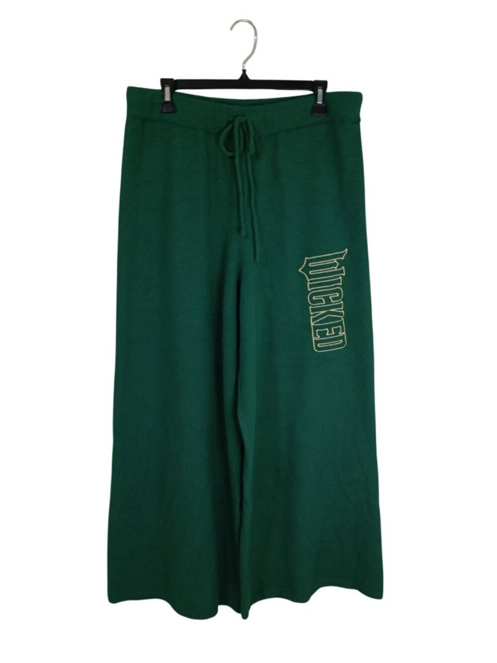 Wicked Green Wide-Leg Sweatpants By Paul Tazewell Size Large